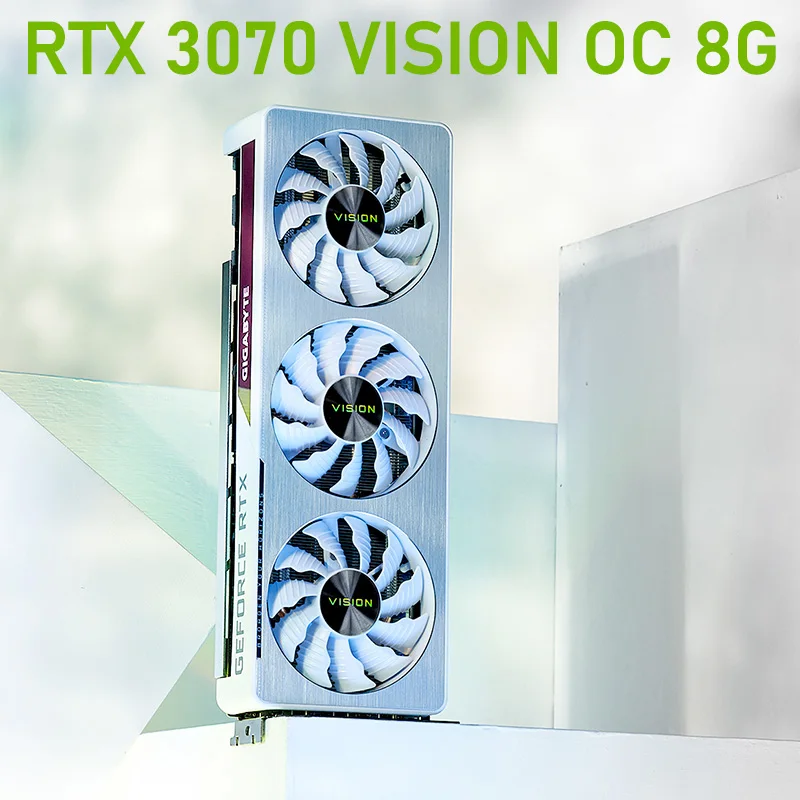 Gigabyte Vision Oc Geforce Rtx 3070 8gb Video Cards GDDR6 Gigabyte