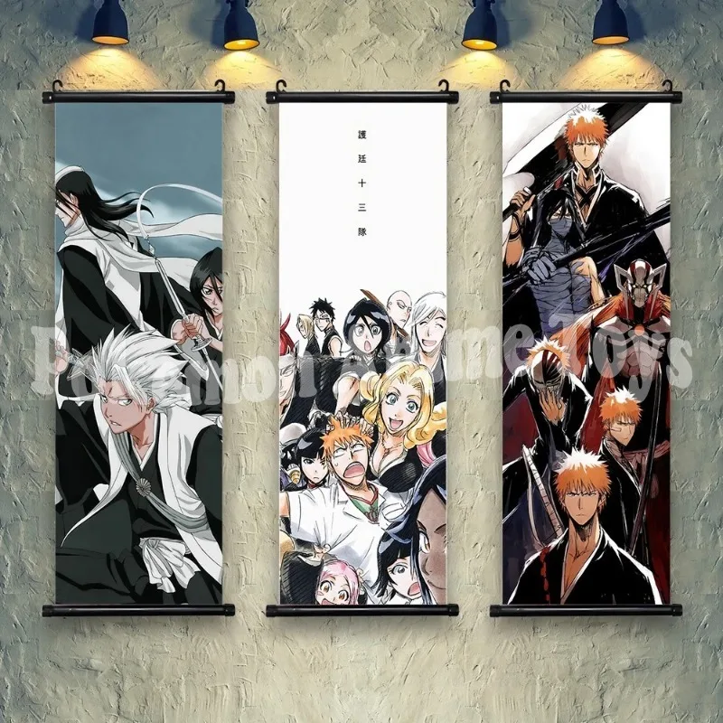 Affiche Toile Décorative Bleach – Art Animé Japonais – Parfait Pour Décoration Murale Ou Cadeau