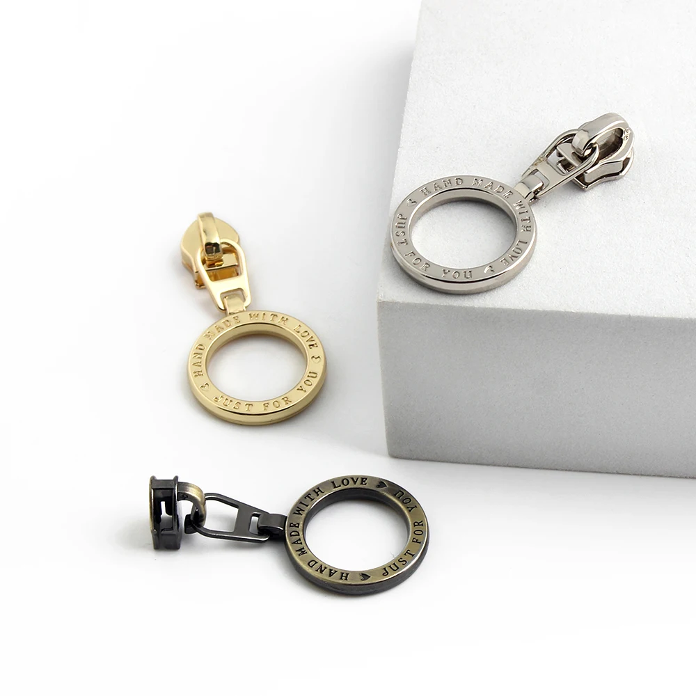 Versatile Metal Zipper Pull Repair Kit for DIY Garments and Sewing Projects - 5# Sliders