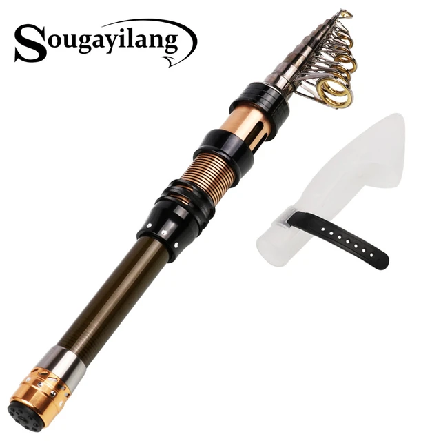 Sougayilang Telescopic Fishing Rod 1.3-2.4m Carbon Fiber 8-11 Sections Sea  Fishing Rod for Freshwater Saltwater Mini Pole Pesca - AliExpress