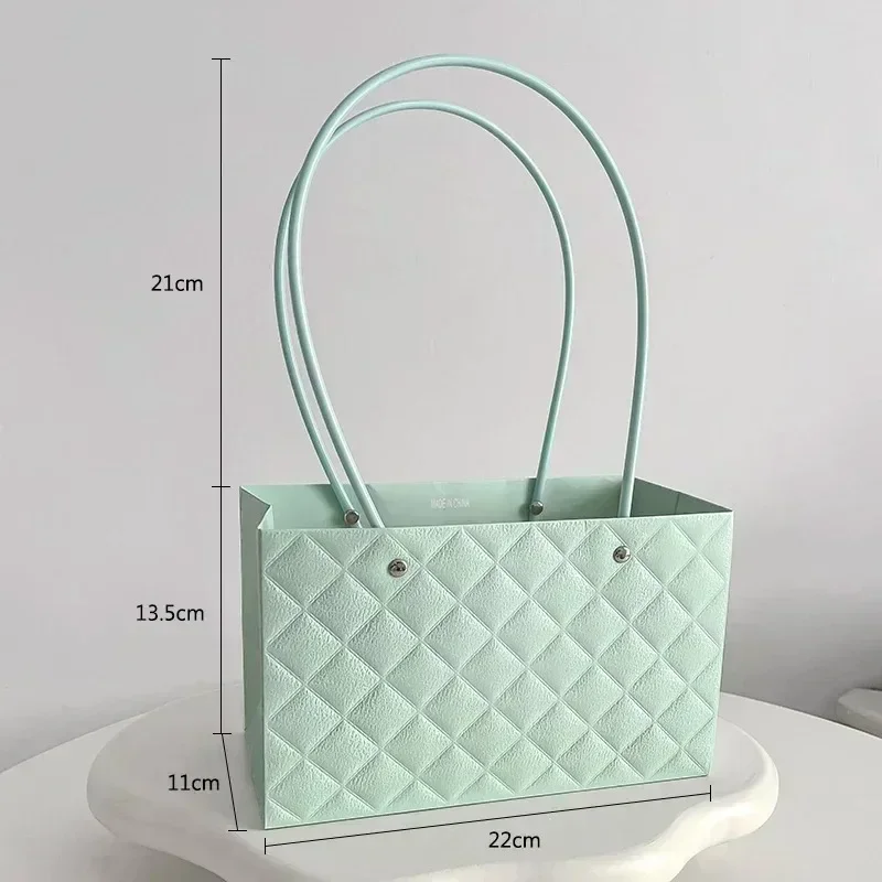 2025, neue wiederverwendbare, wasserdichte Blumen-Einkaufstasche, umweltfreundlich, für Hochzeit, Party, Gastgeschenke, Geschenkbox, tragbarer Blumenstrauß, Verpackung, Dekorationen – Detail 17