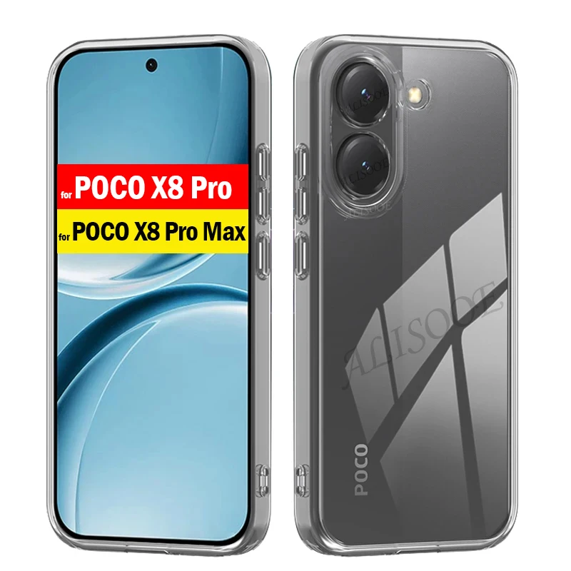 Ultra Thin Clear Transparent Shockproof Case - Soft Protective Cover
