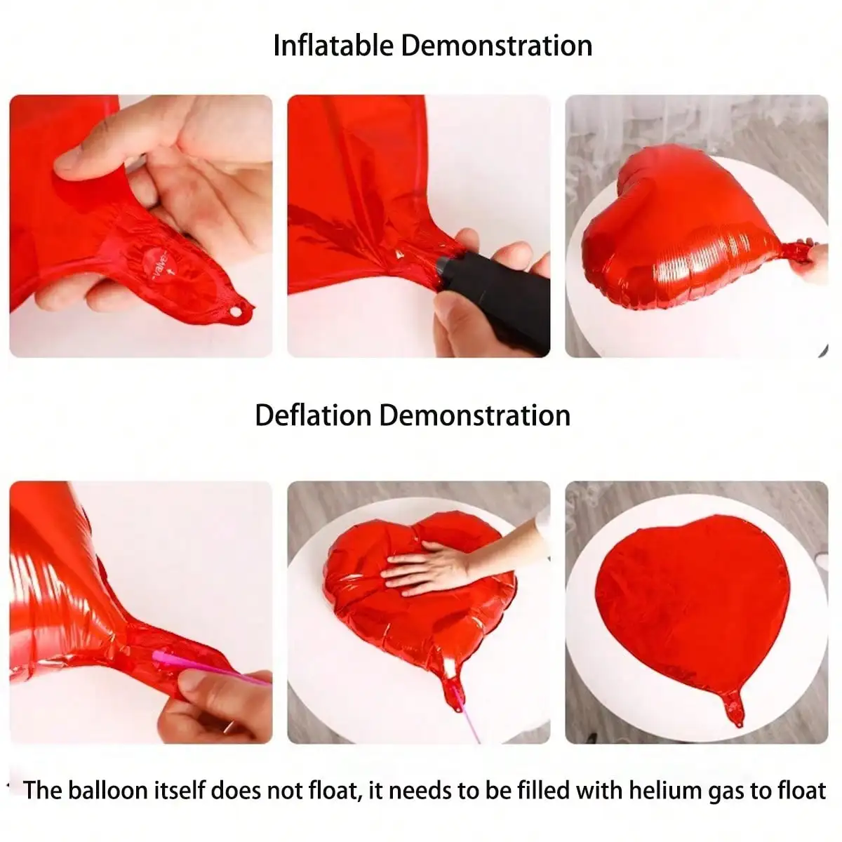 10 Stück Ballon 18 Zoll einfarbig Liebesballon Valentinstag Geburtstag Geständnis Hochzeit Party Ballon – Detail 10