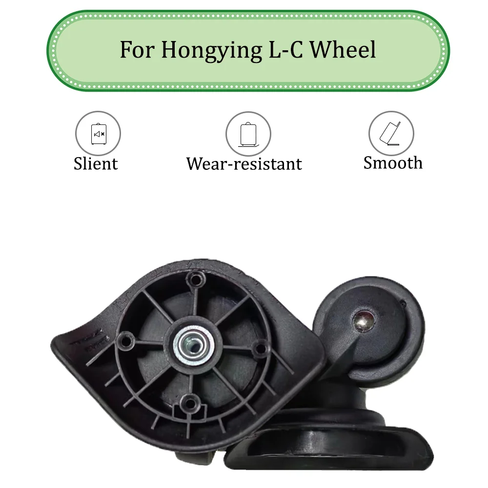 For Hongying L-C Universal Wheel Trolley Case Wheel Replacement Luggage Maintenance Pulley Sliding Casters Slient Wear-resistant