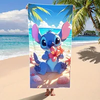 Lilo & Stitch Beach Towel: Fun and Stylish for Your Summer Getaways! Suitable for beach towels, towels, bath towels 1