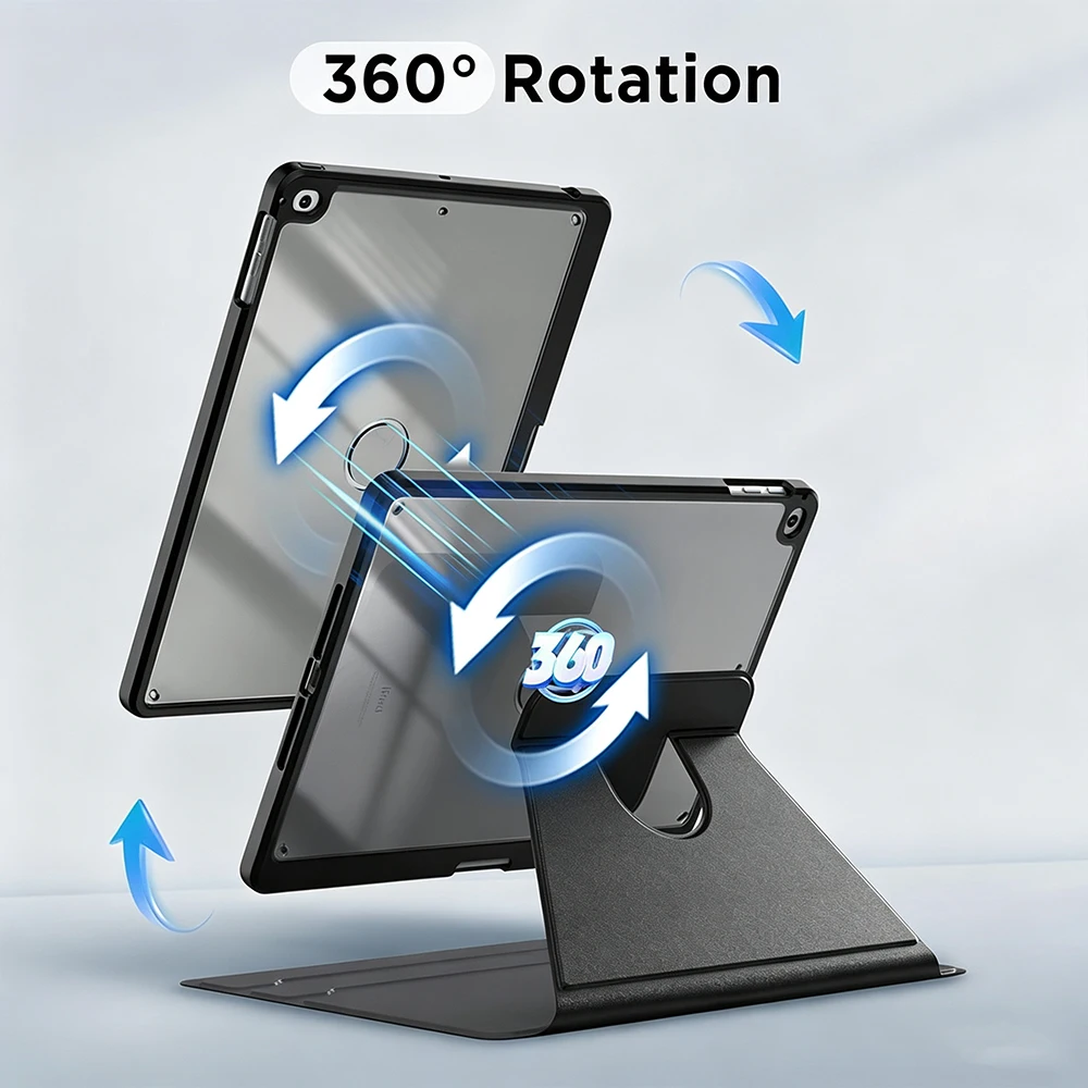 360° Rotating Smart Tablet Case, Premium Protection and Versatility