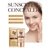 40g Gold Snail Sunscreen BB Cream Protector Facial Sun Block SPF50 BB Cream Isolation Lotion Concealer Facial Moisturizer 3