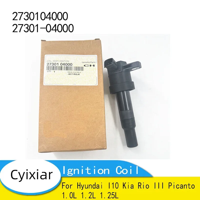 Ignition Coil 2730104000 27301-04000 for Hyundai I10 FOR Kia Rio III ...