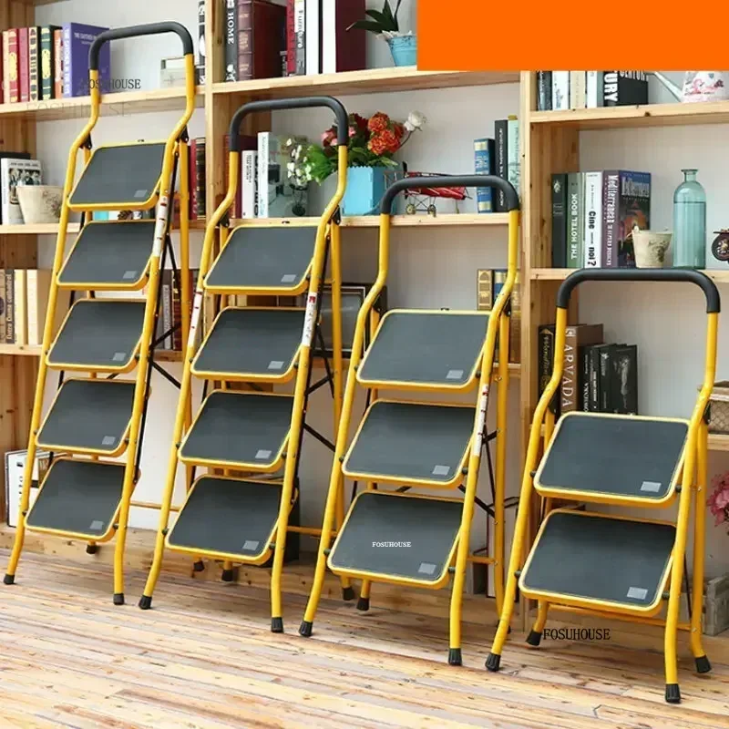 다기능 실내 접이식 사다리 두꺼운 가정용 헤링본 사다리 텔레스코픽 계단 휴대..