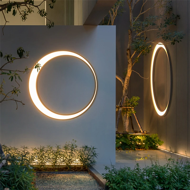 

Solar Outdoor LED Wall Lamps Waterproof Garden Wall Light Villa Outdoor Moon Wall Lights Garden Outdoor Home Decoration Lighting