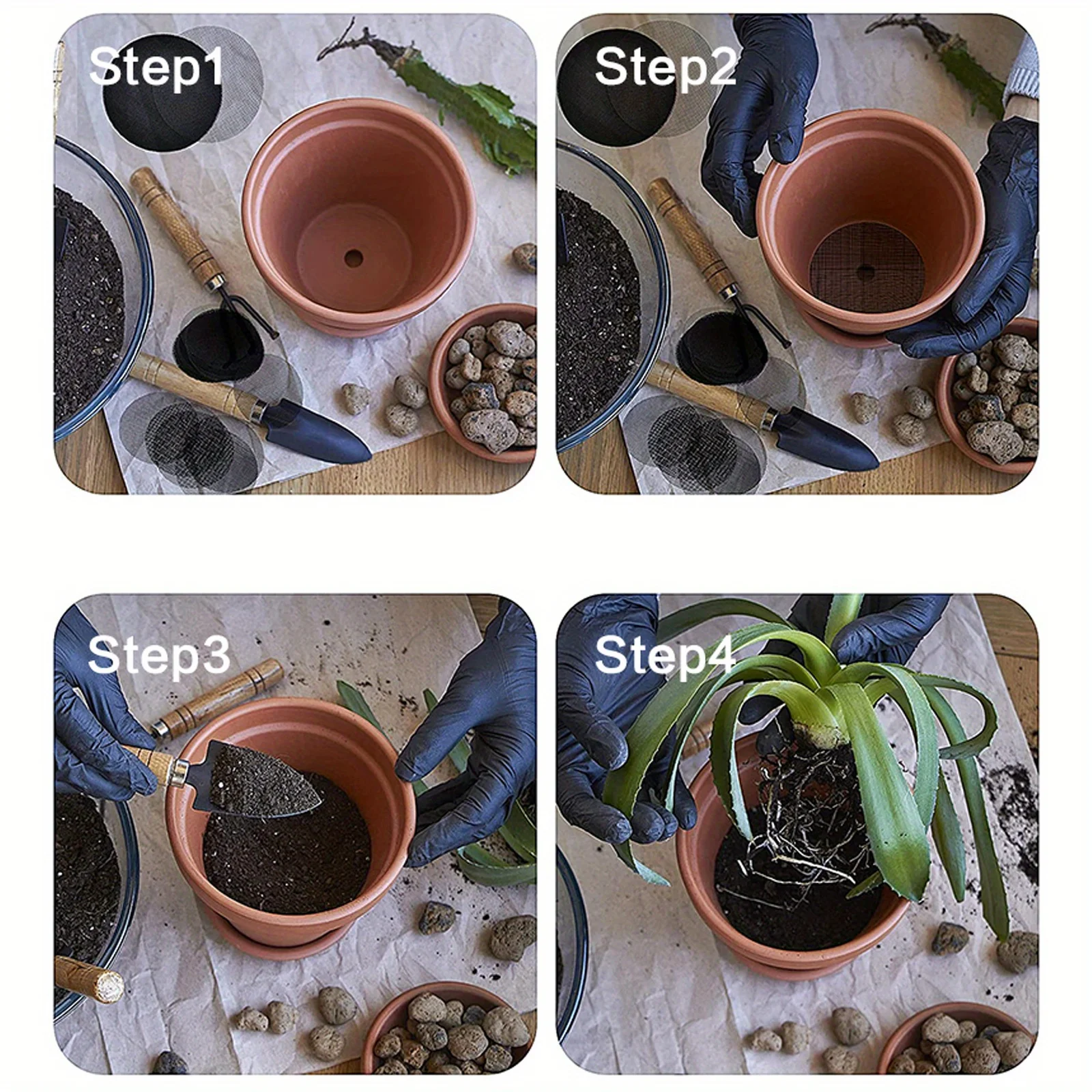 Flower Pot Prevent Soil Loss Breathable Drainage