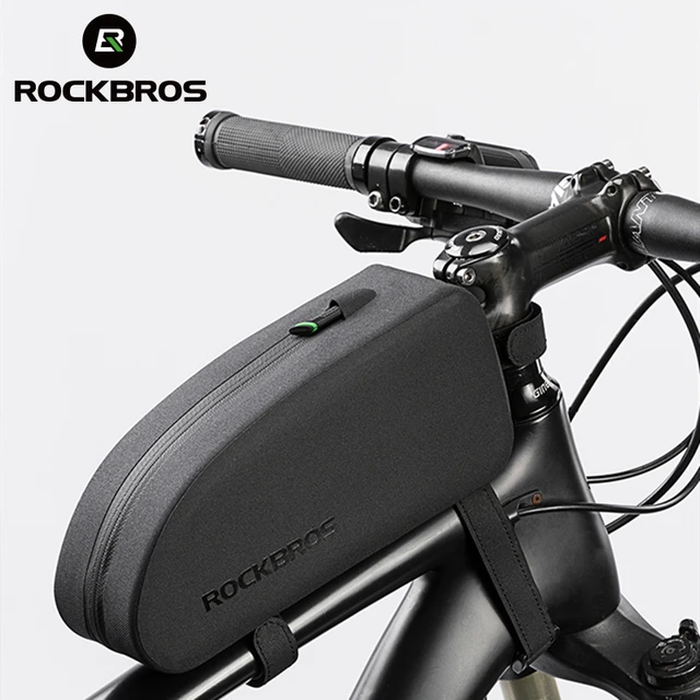 Waterproof Rockbros Bicycle Frame Bag  Rockbros Bike Bag Cycling Frame  Front - Bicycle Bags & Panniers - Aliexpress
