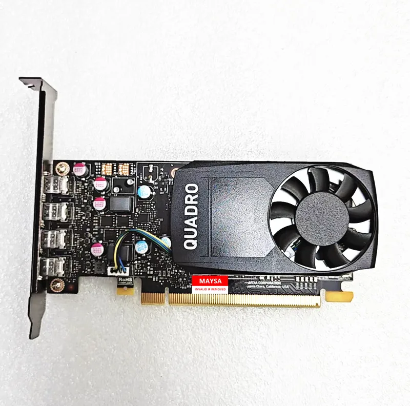 

New Original For NVIDIA Quadro P620 2GB 128bit GDDR5 PCI Express 3.0 x16 Workstation Video Graphics Card Mini DP Professional