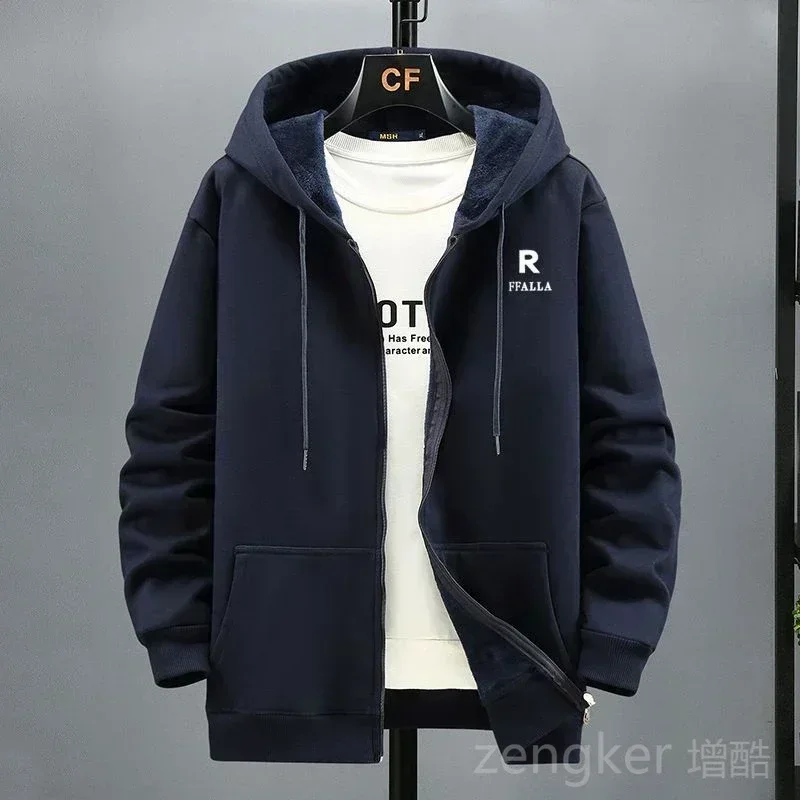 نماذج الخريف والشتاء سترة البريدي البلوز الرجال مقنعين فضفاضة حجم كبير سترة رياضية مخملية غير رسمية 12XL 10XL 9XL