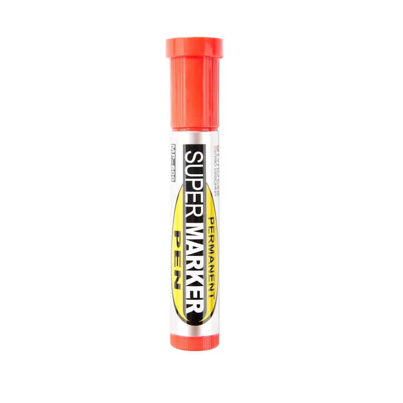 Heavy-Duty Waterproof Chisel Tip Permanent Markers, Large-Capacity, Black, Blue, Red,