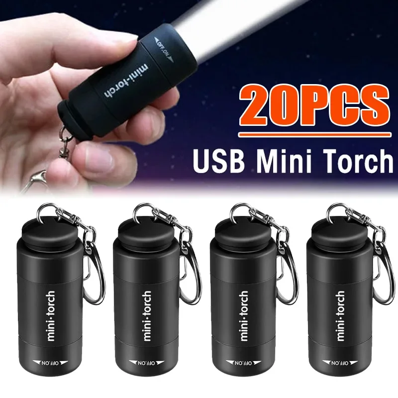 V7 Mini lampe de poche LED, 1100 lumens 10 modes lampe de poche avec