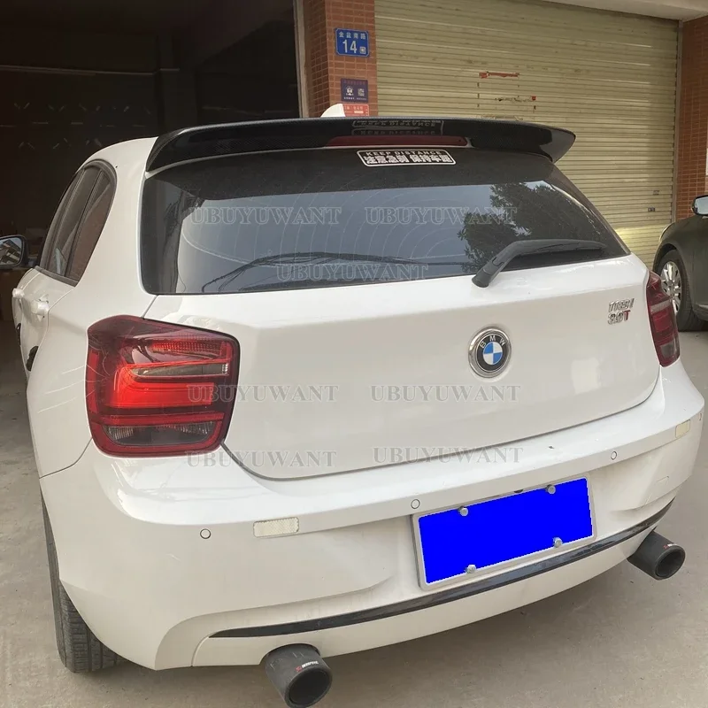 

3D стильный задний спойлер из углеродного волокна для F20 F21 LCI для BMW 1 серии блеск черный багажник губы крылья 118i 135i 2015-2018