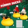 6/12/24 Pcs Mini Rubber Ducks Cruise Rubber Ducks in Bulk Valentine's Day Gift Small Duck Toy for Hiding Party Favor 3