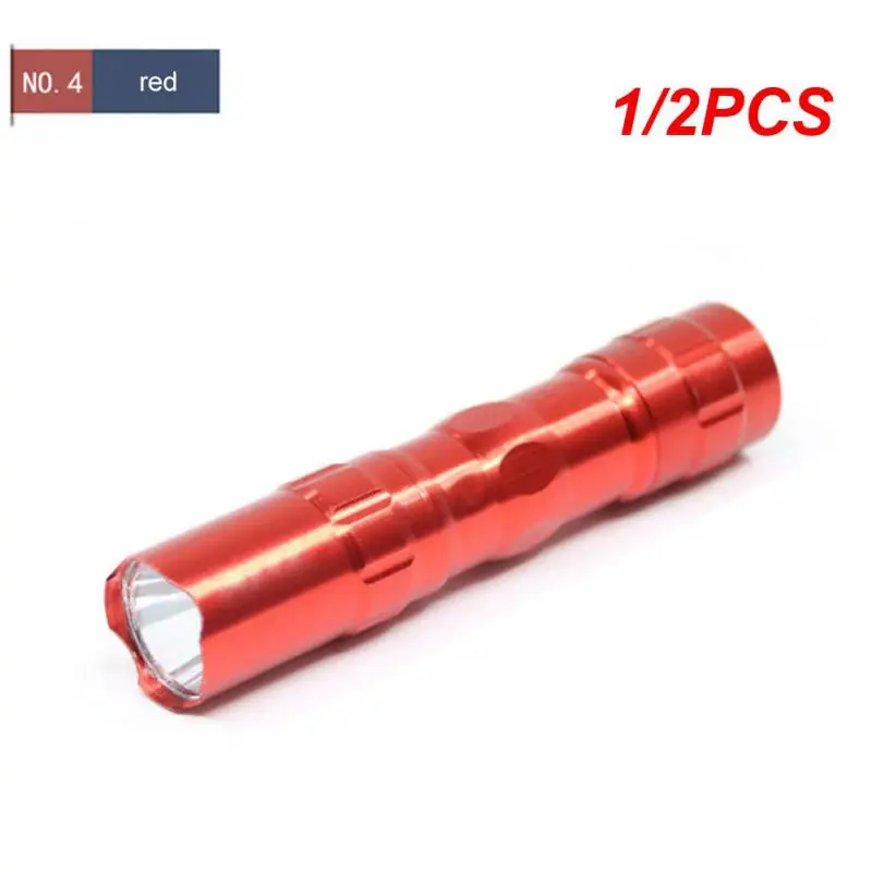 

1/2PCS Mini Led Flashlight Waterproof Ultra Bright Lanterna Led AA Battery Powerful Led For Hunting Camping Fishing