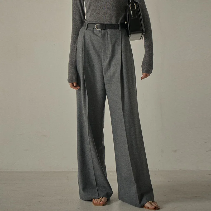 

Women's Suit Pants 2023 Spring and Autumn New Long Pants Large Size Slim Fashion Casual Floor Sweeping Pants