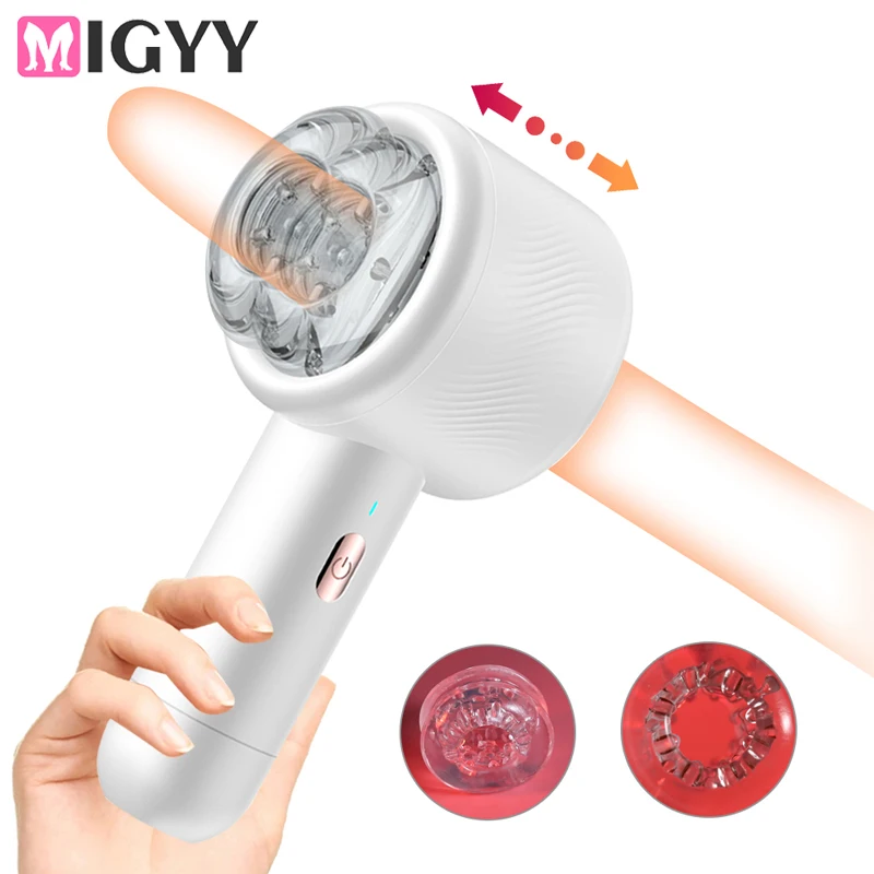 Automatic Telescopic Male Masturbator Cup For Intimate Pleasure_voghion.com