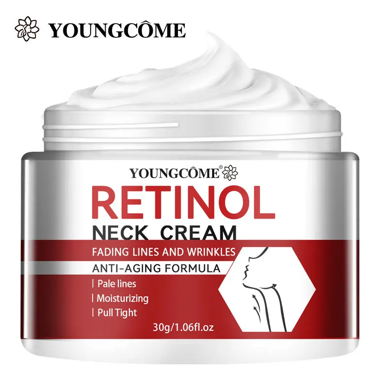 Retinol Neck Cream Firming Anti Wrinkle Tightening Remove Dark Spot Whitening Massage