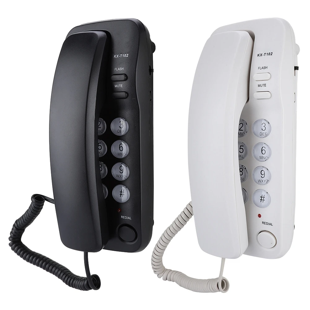 PortableMiniPhoneWallMountTelephoneLandlineExtensionforHomeFamilyHoteltelefonofijo