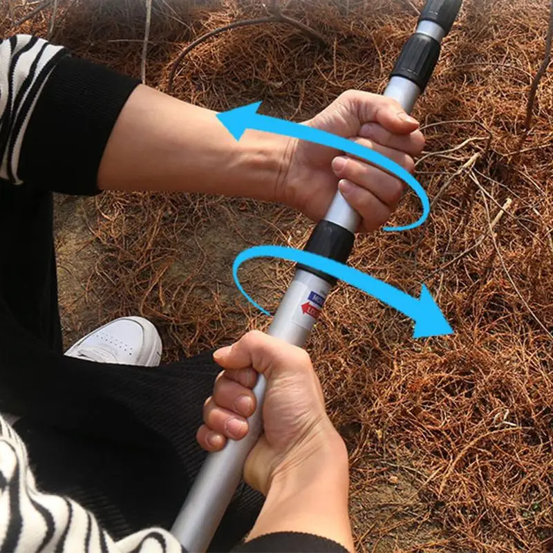 Telescoping Tarp Poles Telescoping Lightweight Tent Poles Heavy Duty Adjustable Tent For Outdoor Activity Camping Hiking