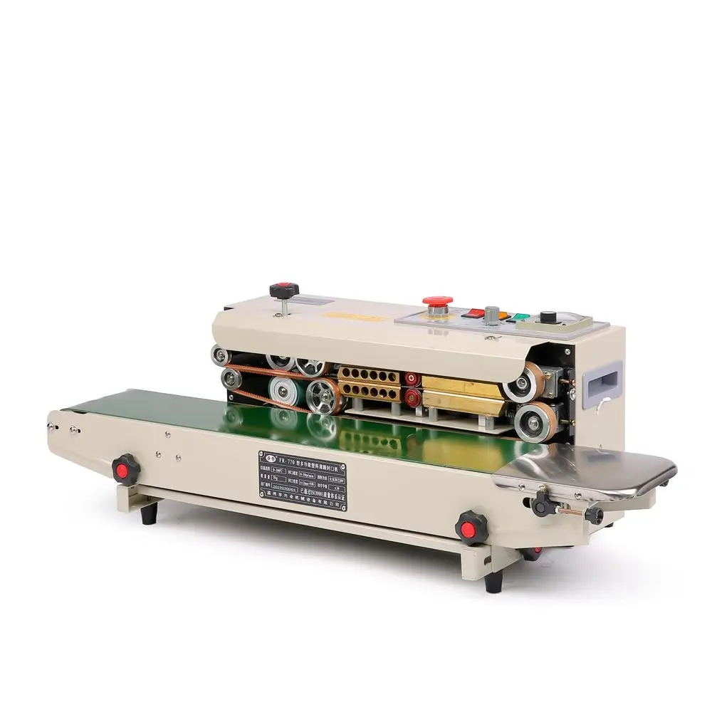 

FR-770 Bag Sealer Automatic Continuous Food Bags Band Sealing Machine