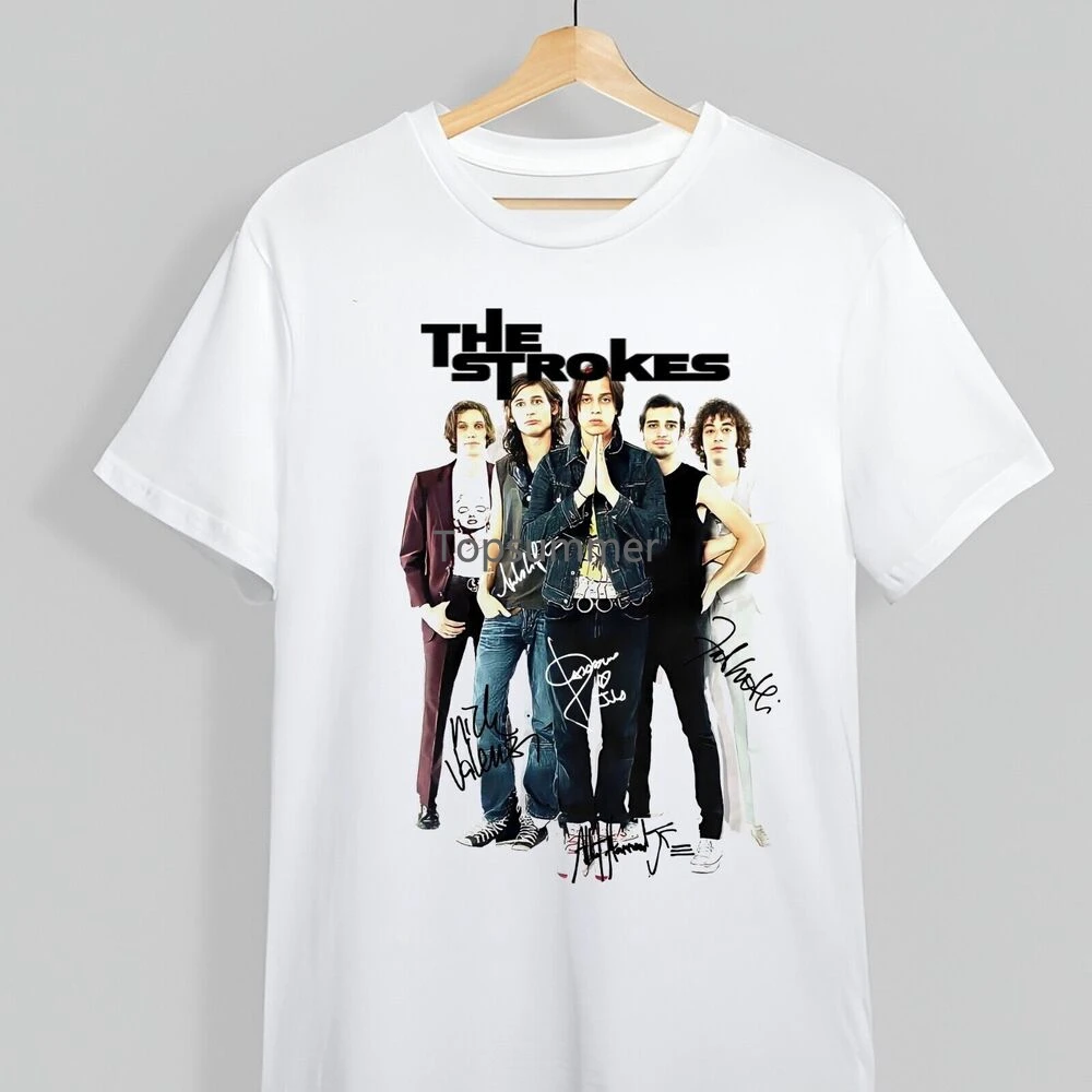 

New The Strokes Band Shirt Country Music Black Shirt