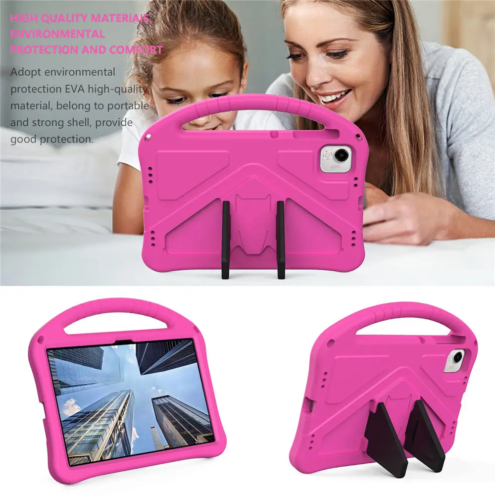 Durable EVA Foam Kids Safe Tablet Stand Case with Handle and Shockproof Protection