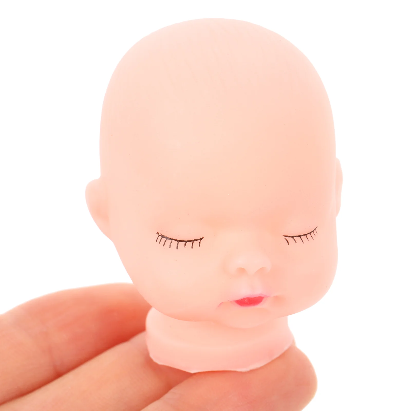 미니 잠자는 인형 머리, DIY 핸드 페인팅 인형, 바디 부품 공예, 키체인 액세서리, 어린이 선물