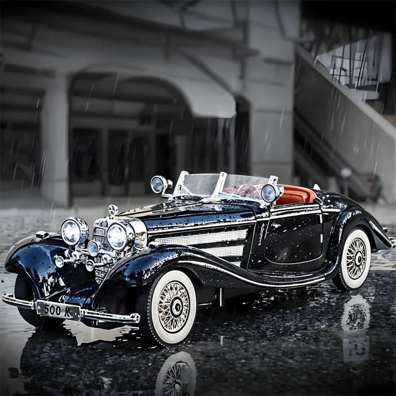 1:32 Mercedes Benz 500K 1936 Classic Alloy Metal Diecast