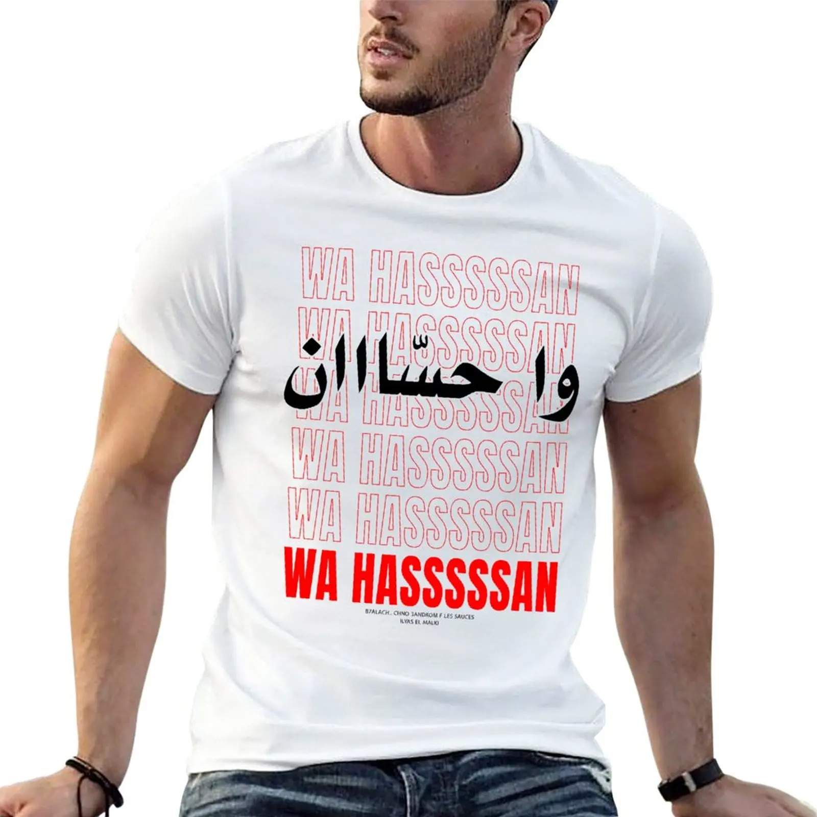 

New WaHassan T-Shirt new edition t shirt sweat shirt plus size tops men clothing