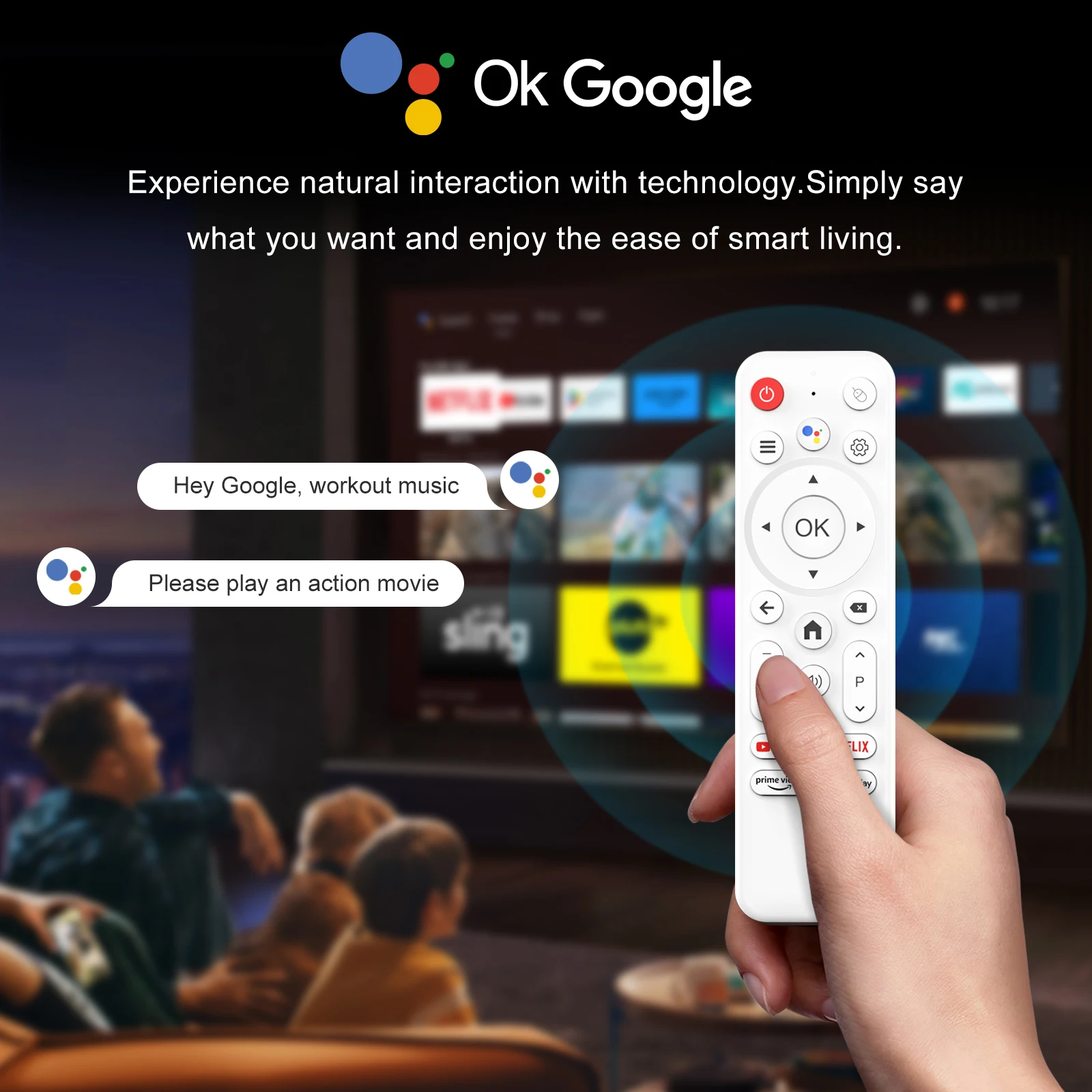 Smart TV Box Android 14.0 H96 MAX M1 Plus RK3528 Mouse Assistant Bluetooth5.4 WI