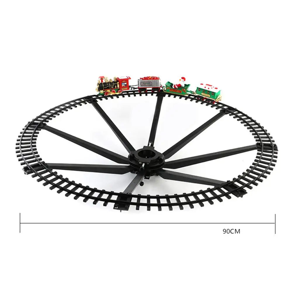 Christmas Train Set with Realistic Sound and Light Railway Car Battery Operated Festive Tree Decoration Toy New Year Gifts Christmas Train Set with Realistic Sound and Light Railway Car Battery Operated Festive Tree Decoration Toy New Year Gifts