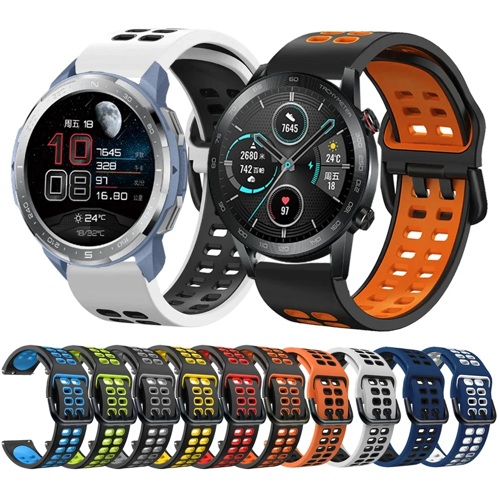 

Easyfit Sport Silicone Strap For HONOR MagicWatch 2 46mm Smartwatch Wrist Band For HONOR GS Pro / Magic Watch Watchband Bracelet
