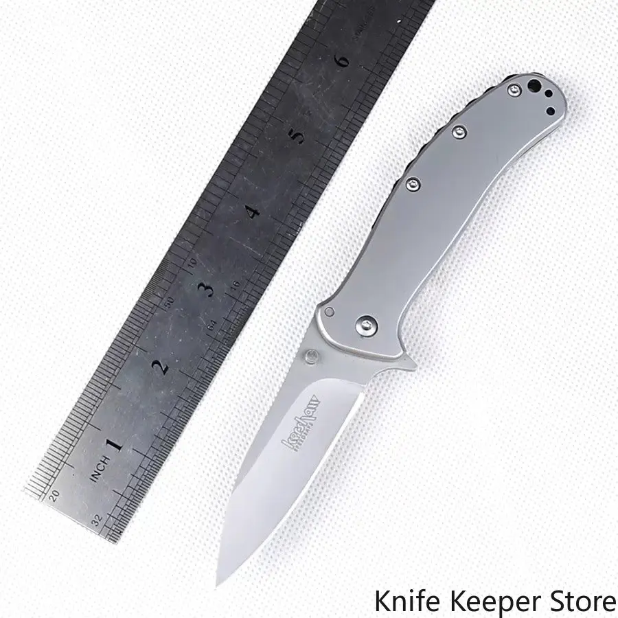 Kershaw 1730SS Zing Assisted Flipper EDC Folding Knife 8Cr13MoV Stainless Steel Blade & Handle