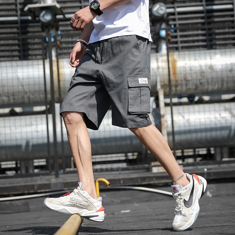 Summer Casual Shorts Men New Cotton High Quality Cargo Men's Multi-pocket Short Pants Male Clothing