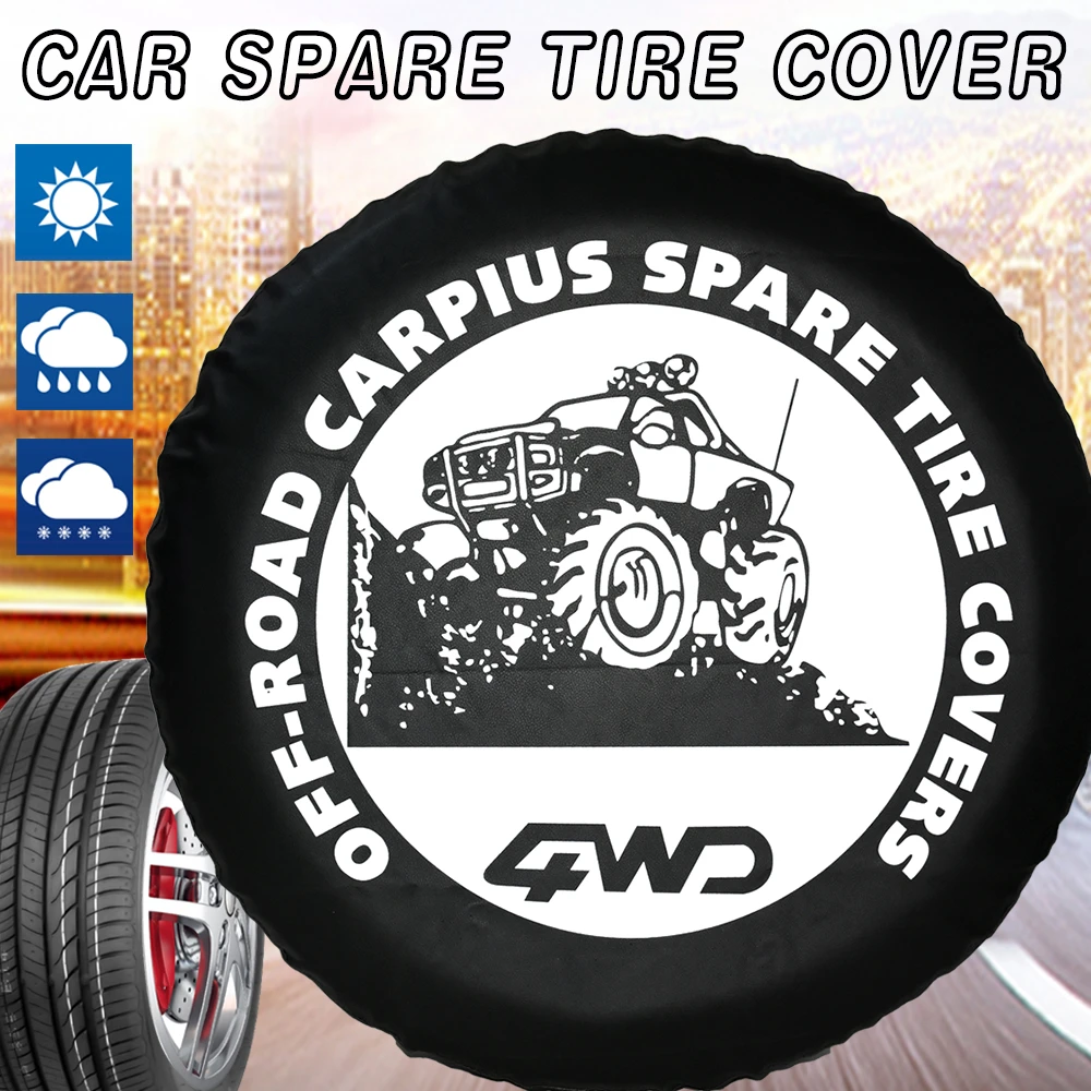 14 ",15",16 ",17" pvcレザータイヤカバー,三菱,起亜,ホンダ,ベンツ,レオパード,シボレー用の保護ケース