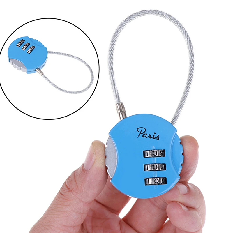 

Mini Dial Digits Code Number Password Combination Padlock Safety Travel Security Lock For Luggage Lock Padlock Gym