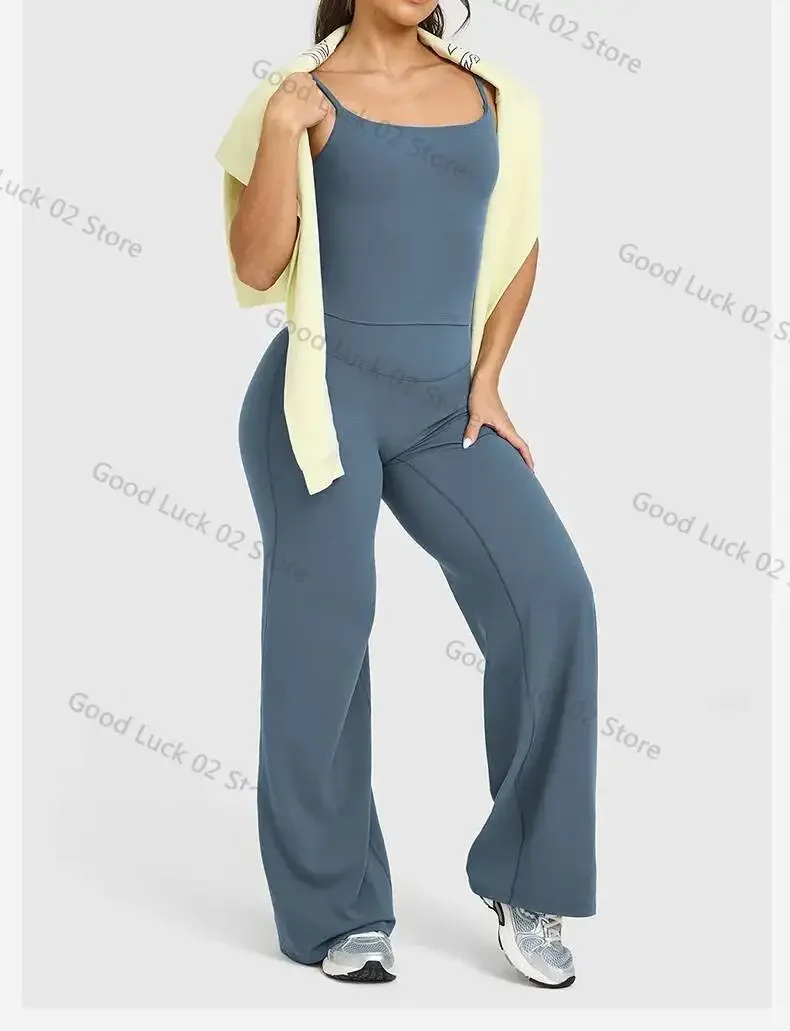 2025 décontracté Fiess jambe droite pour les femmes doux respirant sans gêner Leggings cravates Yoga pantalons de sport à jambes larges