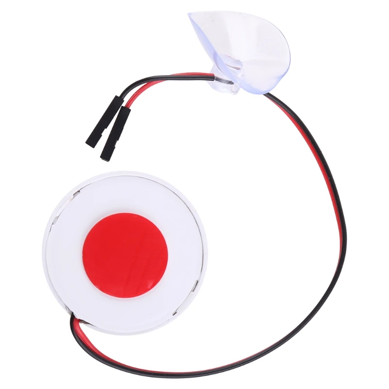Water Level Sensor Water Leak Detector Alarms with Probe for Aquarium Fish for Tank Powered by Button Batteries