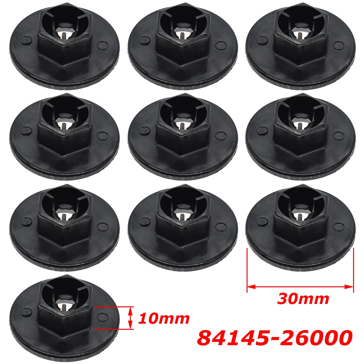 10X Fender Panel Futter Feste Clip Mutter Für KIA K5 Borrego Sorento Forte IX35 Sportage K2 Hyundai Santa Fe Tucson Kotflügel schnalle – Detail 1