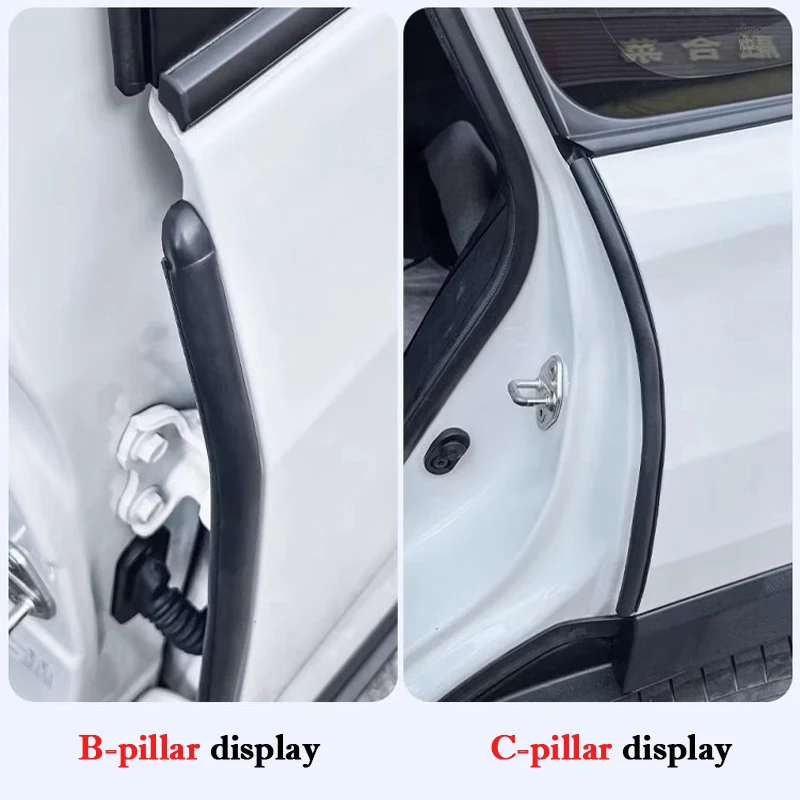BYD 시걸 돌핀 미니 서프 자동차 도어 엣지 씰 스트립 고무 B-필러 웨더스트립 방수 방음 자동차 씰링 스트립