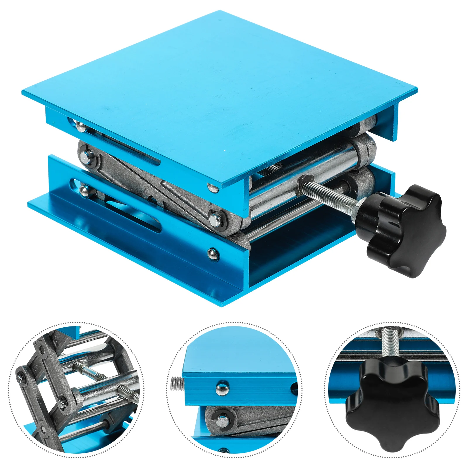 Laboratory Lifting Table Scientific Scissor Jack Stand Lifts Holder Aluminum Alloy