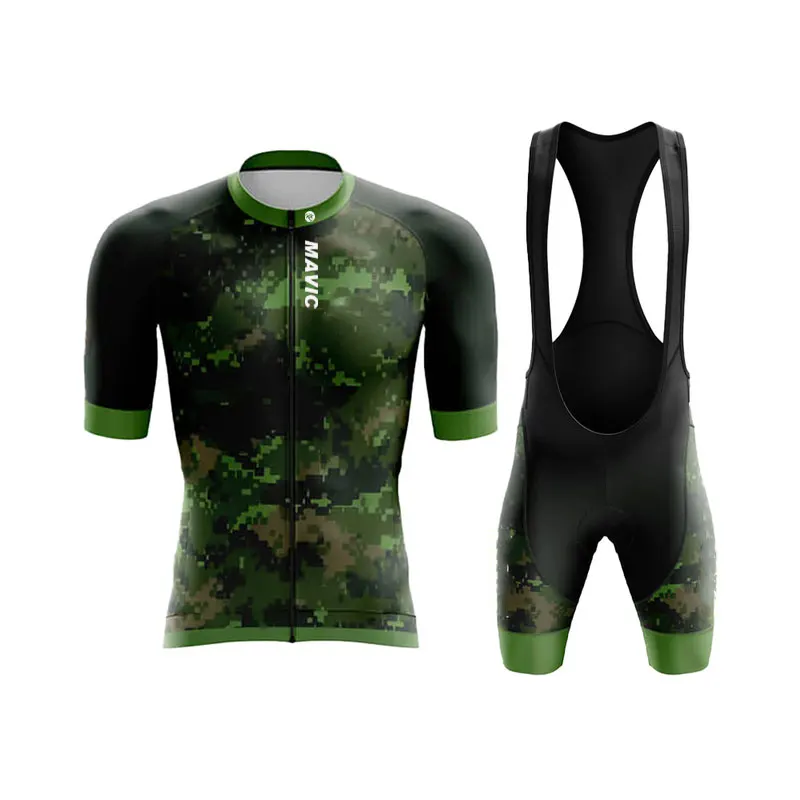 RX MAVIC-Bicycle Riding Set for Men, Short Sleeve, Road Bicycle, Breathable Cycling Set, Team Cycling Training Clothes, Summer 3