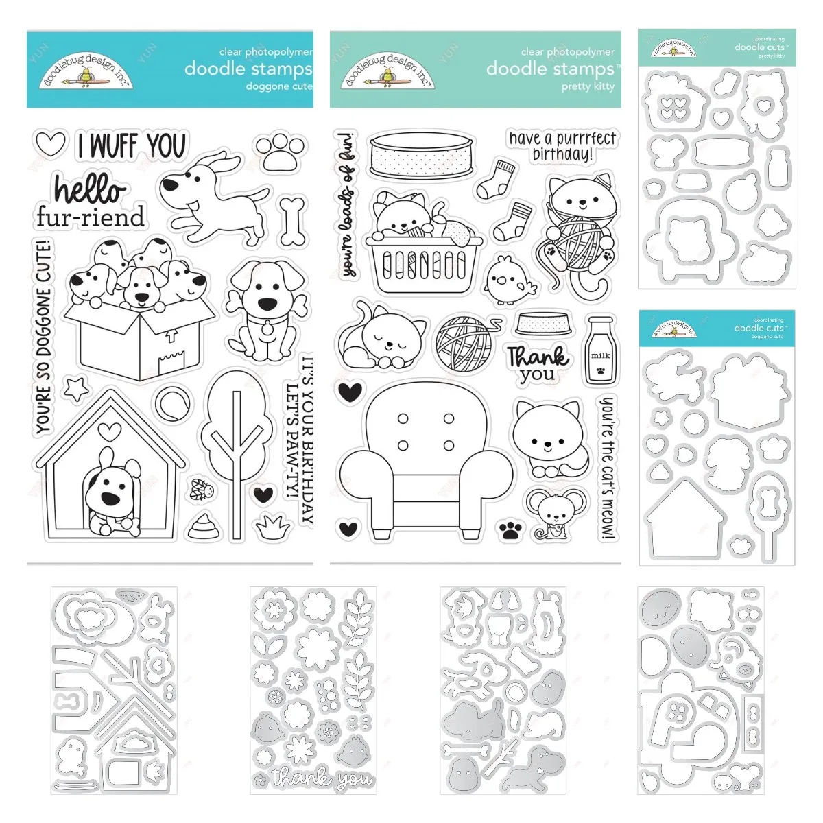 

New Cute Puppy Metal Cutting Die Set Scrapbooking Diary Decoration Stencil Embossing Template for DIY Greeting Card Crafts