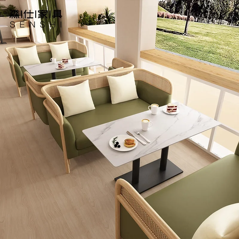 Music restaurant Cafe book bar High-end restaurant Teahouse club lounge area Leisure reception negotiation sofa table and chair