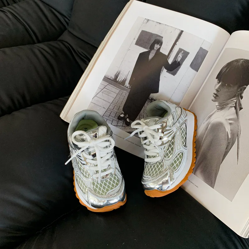 Summer Boys Girls Breathable Hollow Orbit Metallic Sneaker Toddler Kid Casual Fashion Shoe Child Tenis Sports Walking Shoes sports shoes kids sneakers kids shoes kids sports shoes